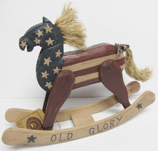 658173 - Boyds Old Glory Rocking Horse